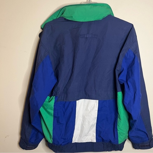 London Fog Vintage Men’s Color Block Jacket Windbreaker With Built In Hood Med - Picture 7 of 15